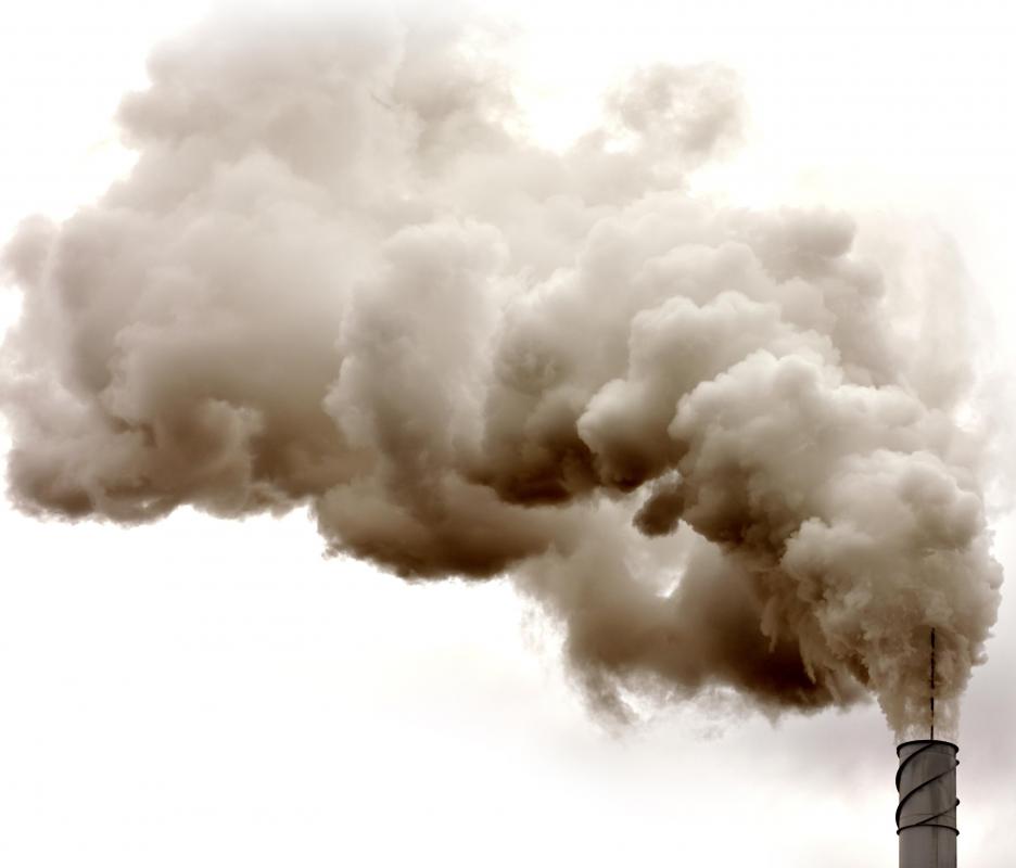 Factory pollution can contribute to photochemical smog.