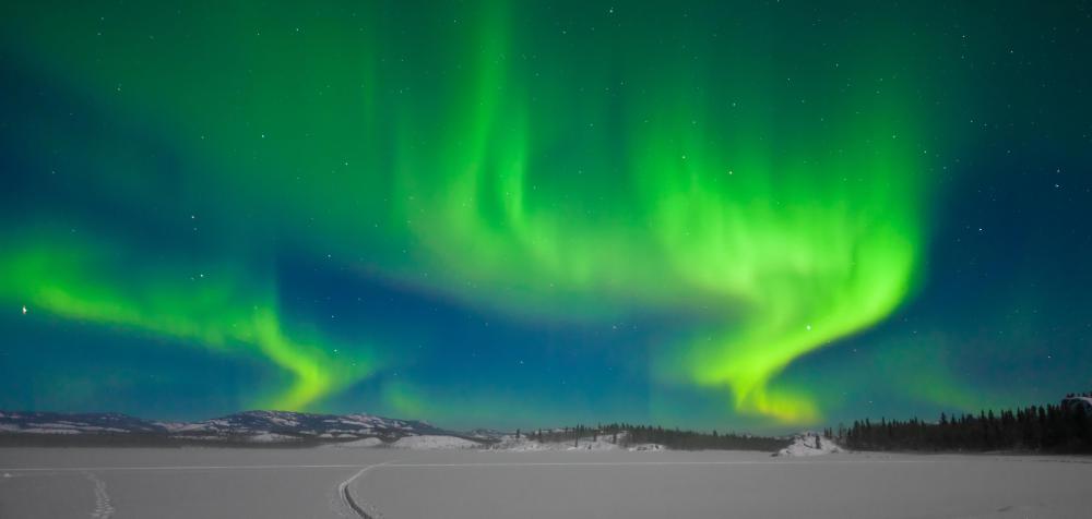 The Aurora Borealis, also known as the Northern Lights.
