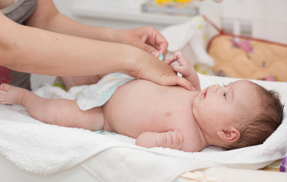 Using unbleached cloth diapers minimizes the chemicals that the child is exposed to.