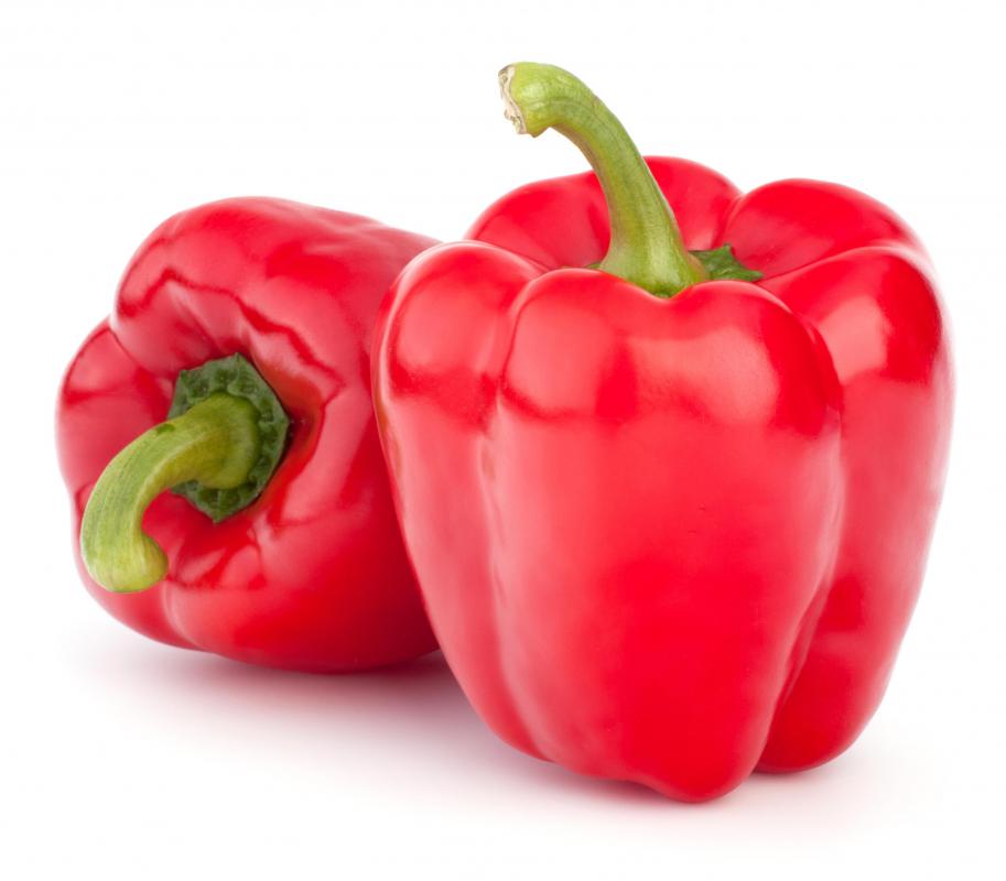Many parrots enjoy bell peppers and other vegetables.