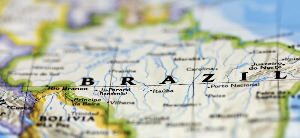 Brazil is a source of raw agate.