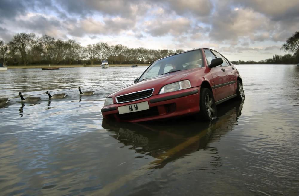 Flash flooding can create dangerous road conditions.