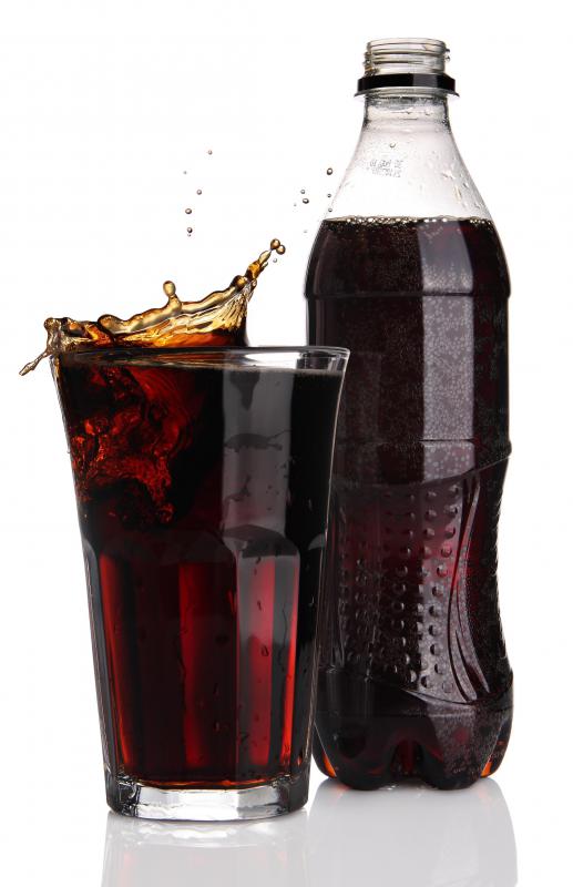 Carbon dioxide is used in the carbonation of soft drinks.