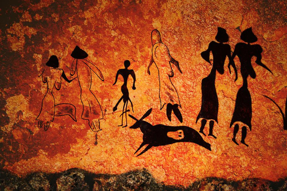 Cave lions were often the subject of cave paintings.