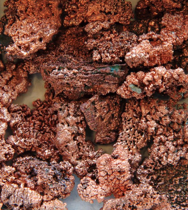 Turquoise is a by-product on copper mining.
