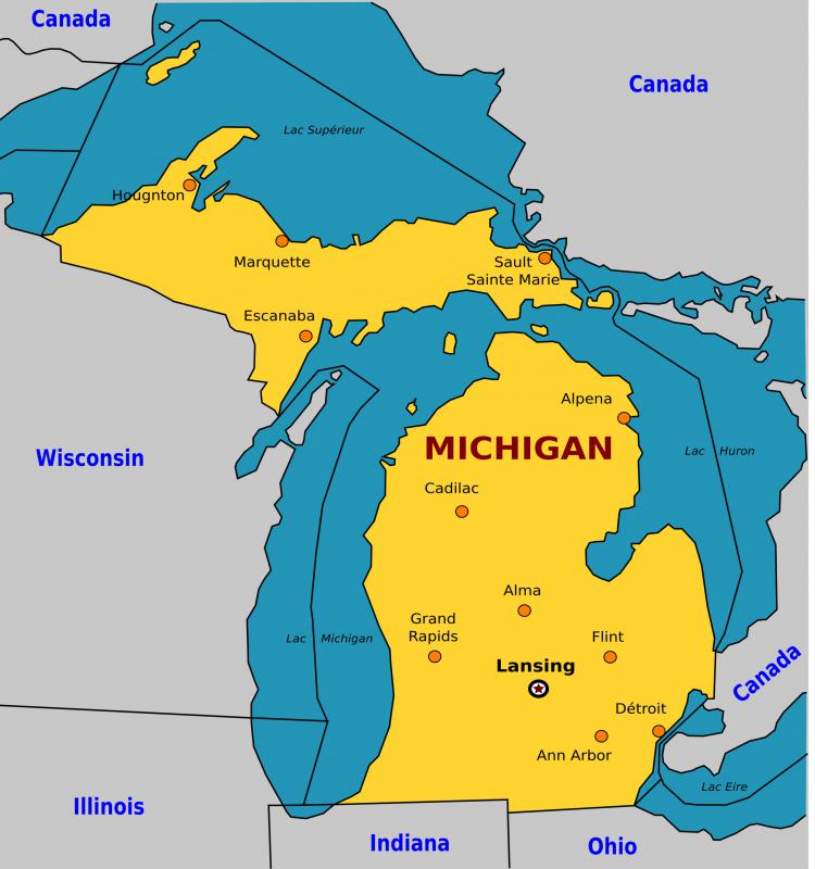 Michigan is known as the Great Lakes State for its five major lakes and more than 11,000 inland lakes.