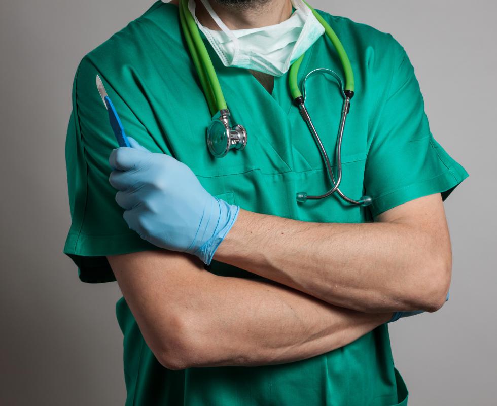 The blade at the tail of a surgeonfish has been compared to a medical scalpel that is used during surgery.