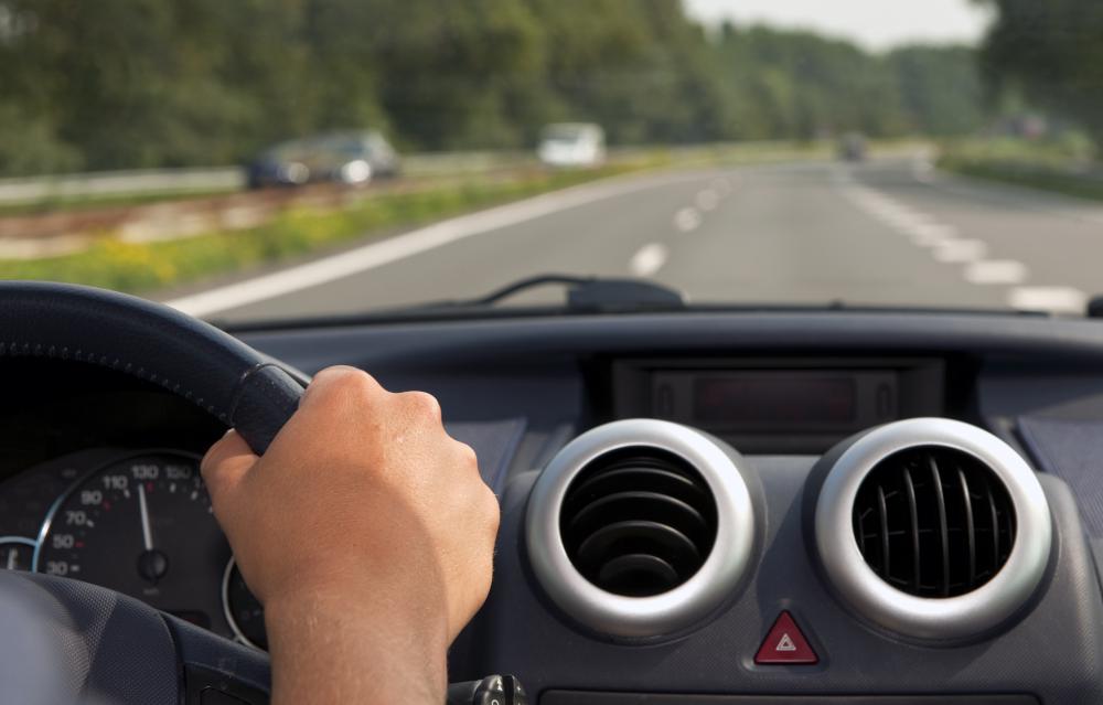 When riding in a car, seat the dog near an air conditioning vent.