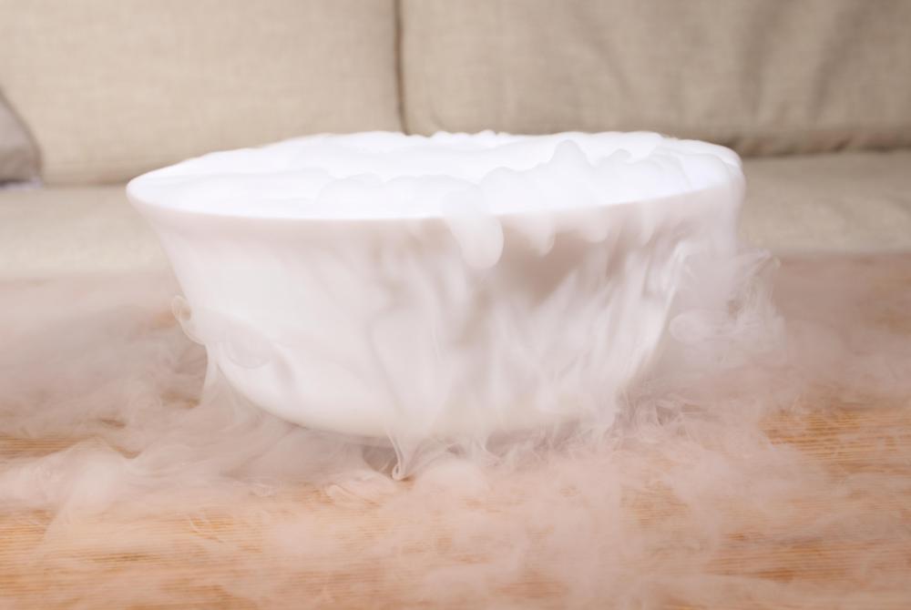 One cloud seeding technique involves the use of dry ice.