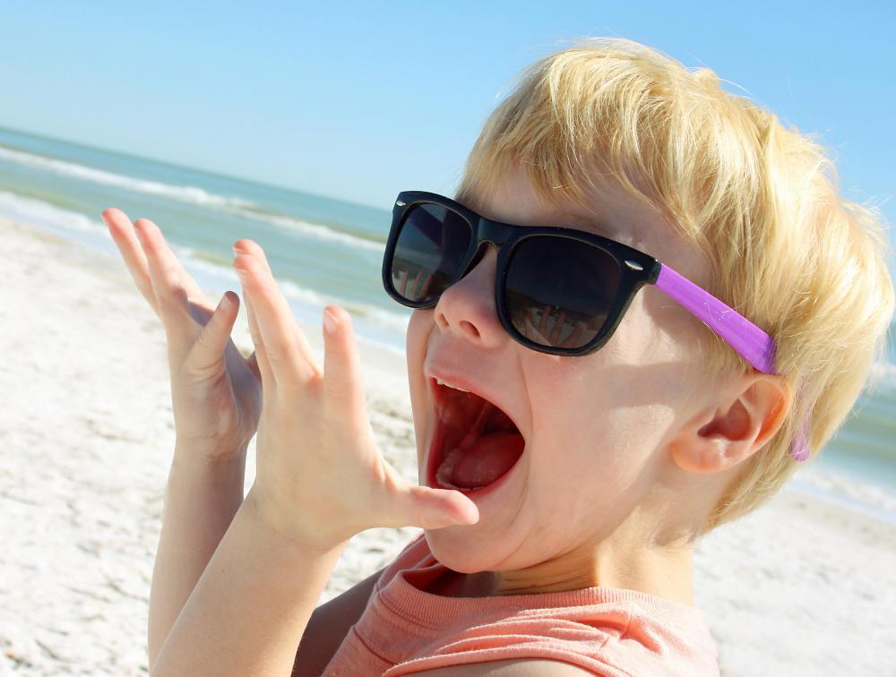 Small children should be watched around the ocean to protect them from the sudden dangers associated with sneaker waves.