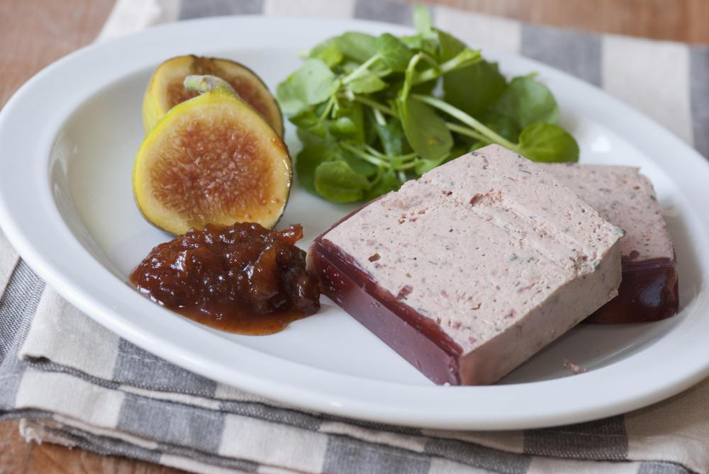 Terrine is made of goose or duck liver.