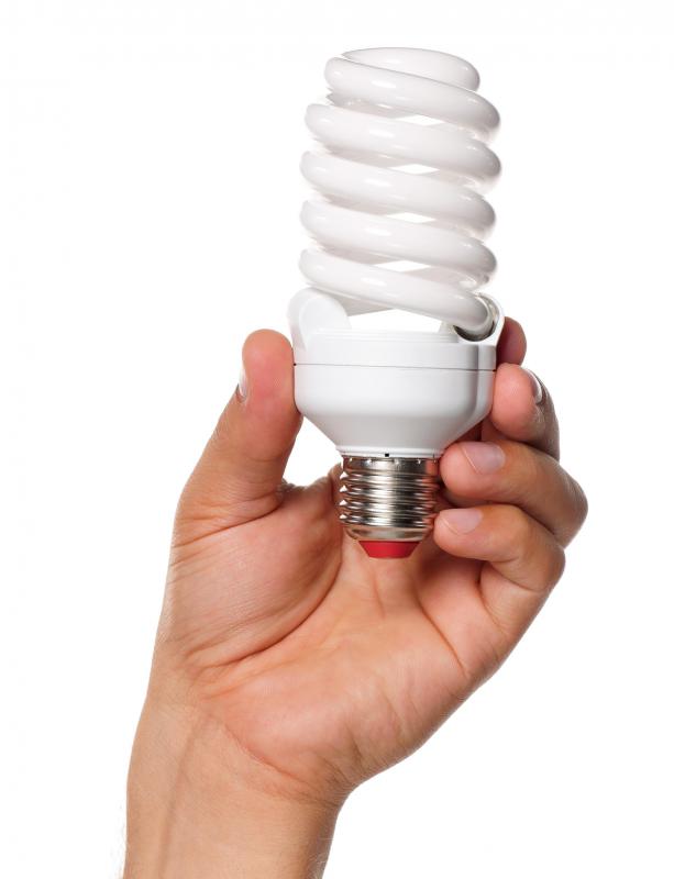 Energy efficient light bulbs will help conserve energy.