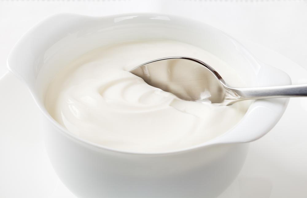 Yogurt can be a source of calcium for dogs.