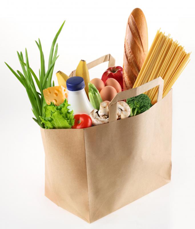 Canvas bags are a better choice than paper grocery bags.