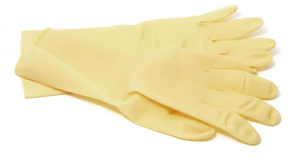 It's best to wear gloves when removing a tick from a dog.
