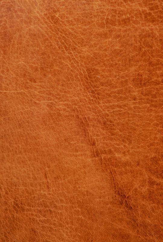 Cow hide is used to make leather.