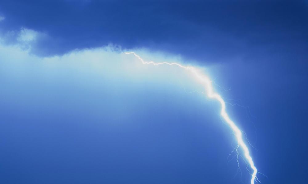 Thunder and lightning are common with hurricanes.