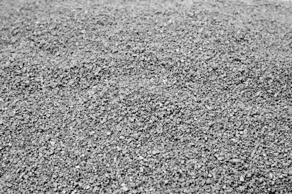 Gravel may be used to make a path, also used as a fire line.