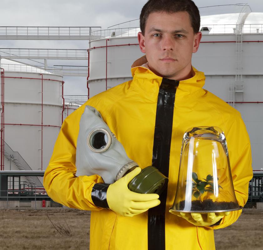 Some who work with sewer gases may be required to wear personal protective equipment.