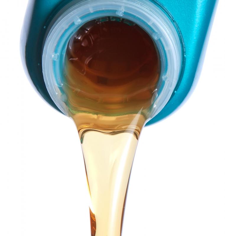 Bathing a dog in motor oil was an old home remedy for dog mange.