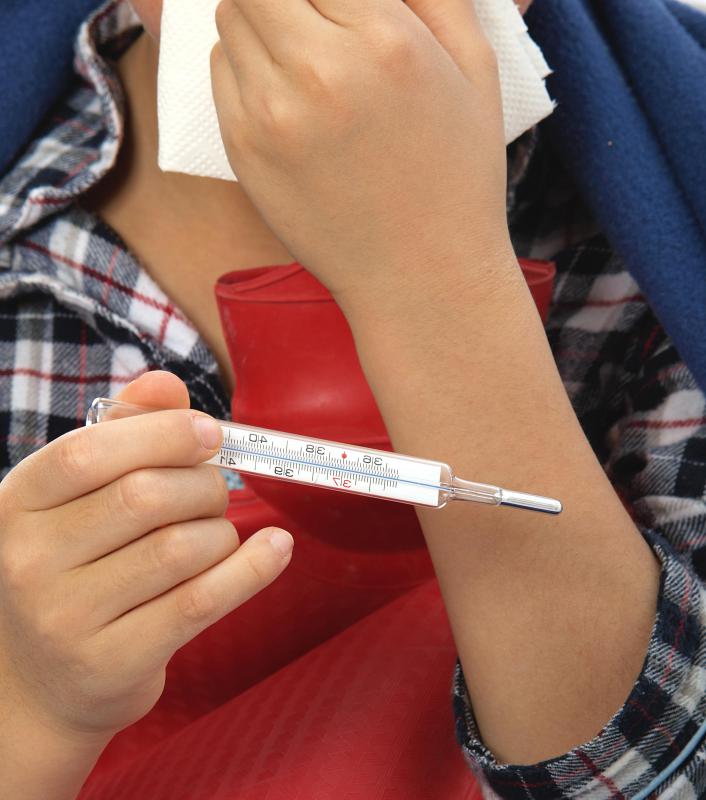 A lone star tick bite may cause fever.