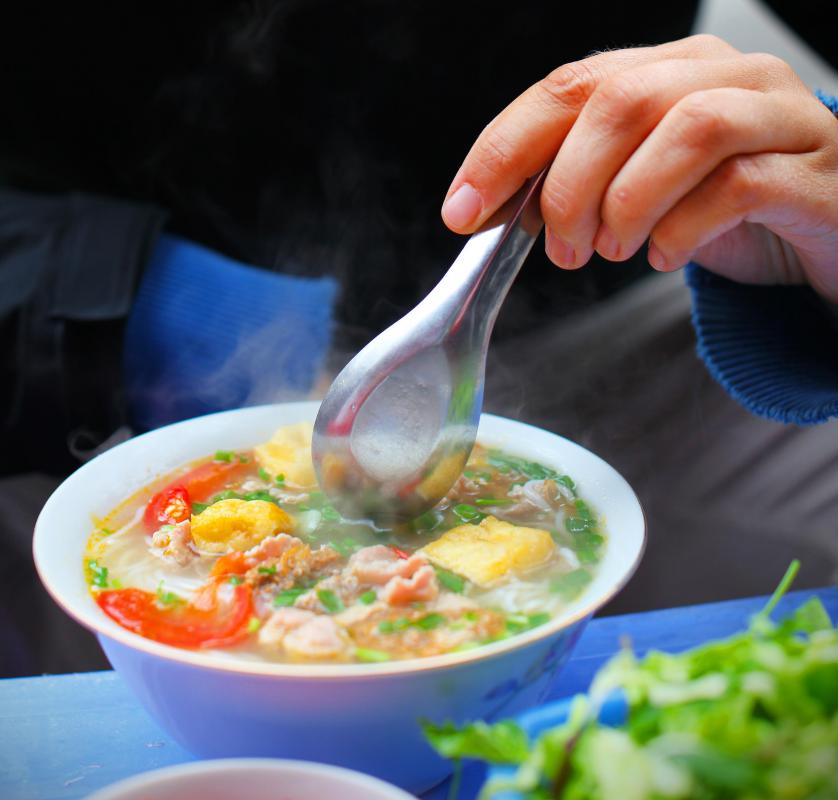 Curry leaves are sometimes added to Southeast Asian soups to impart their unique flavor.