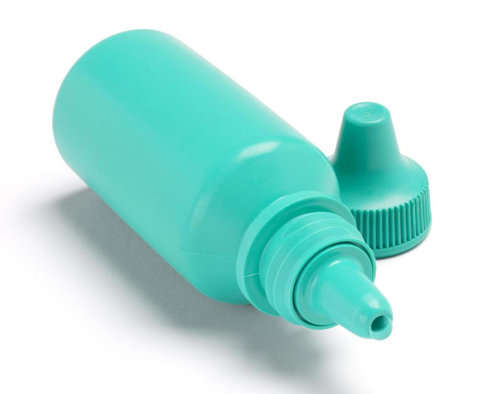 The tip of an eye-drop container can become contaminated with bacteria that causes pink eye if it comes in contact with skin, eyes or other surfaces.