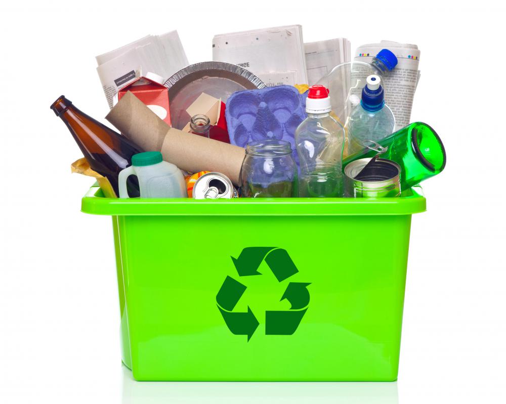 Cardboard is often collected for recycling alongside other materials like glass and cardboard.