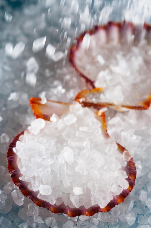 Salt from a salt dome.