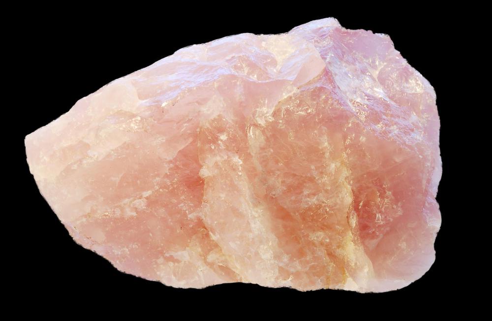 Rose quartz is often used in jewelry.