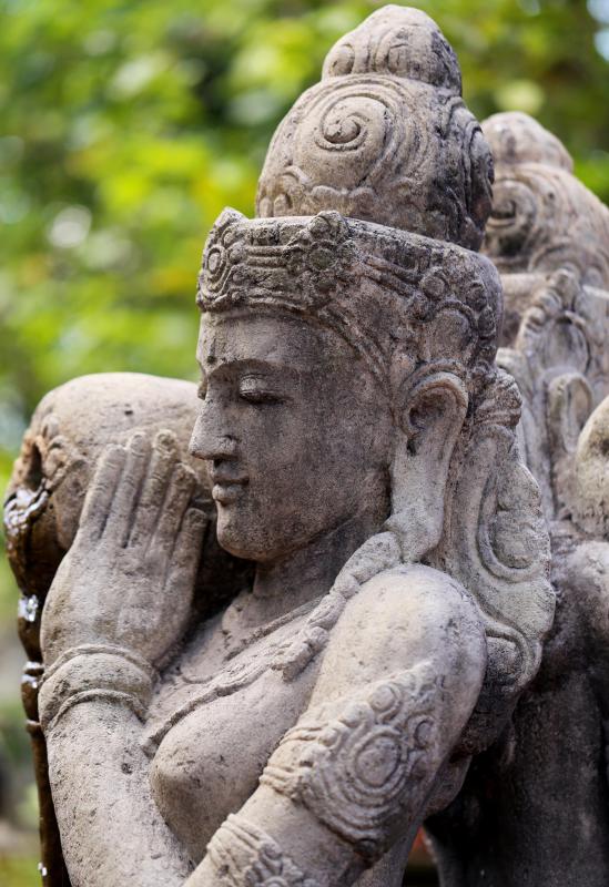 The lotus flower has great symbolism in the Buddhist tradition.