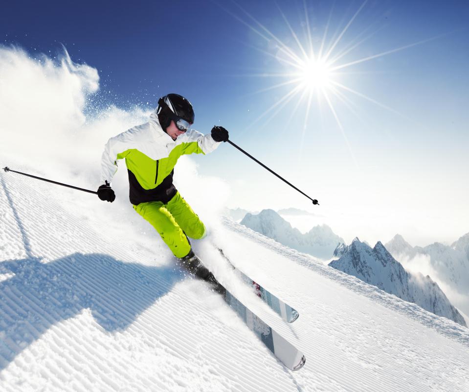 A skier's passage can cause an avalanche.