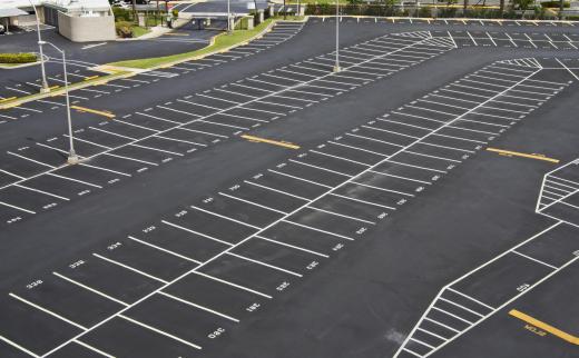 Large parking lots are considered environmentally unfriendly.