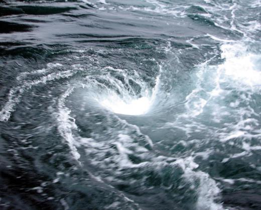 Notable whirlpools include the Naruto Whirlpool in Japan.