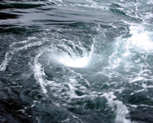 Notable whirlpools include the Naruto Whirlpool in Japan.