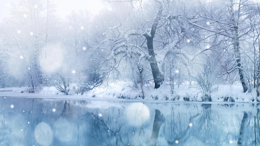 A light burst of snow and wind.