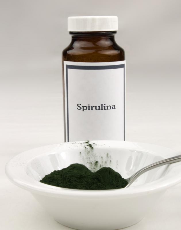 Spirulina a types of blue-algae that is extremely nutritious and frequently consumed as a dietary supplement.