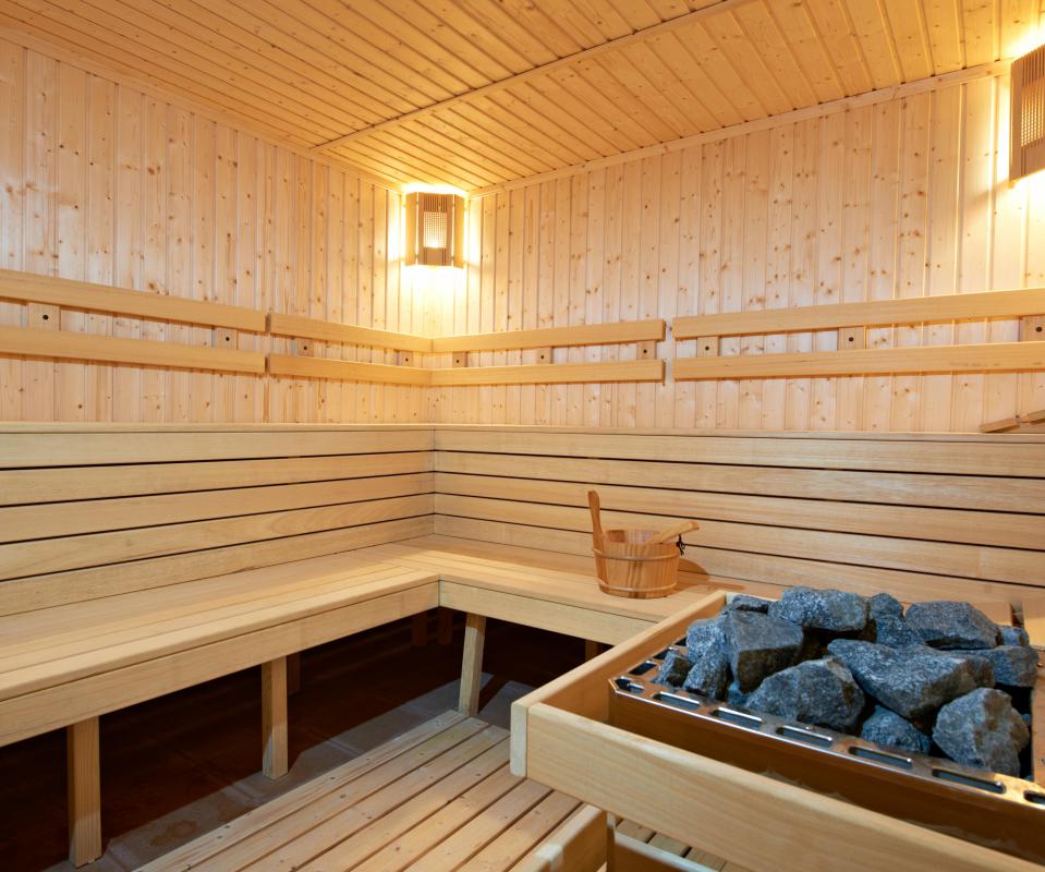 Cedar water is often used in saunas.