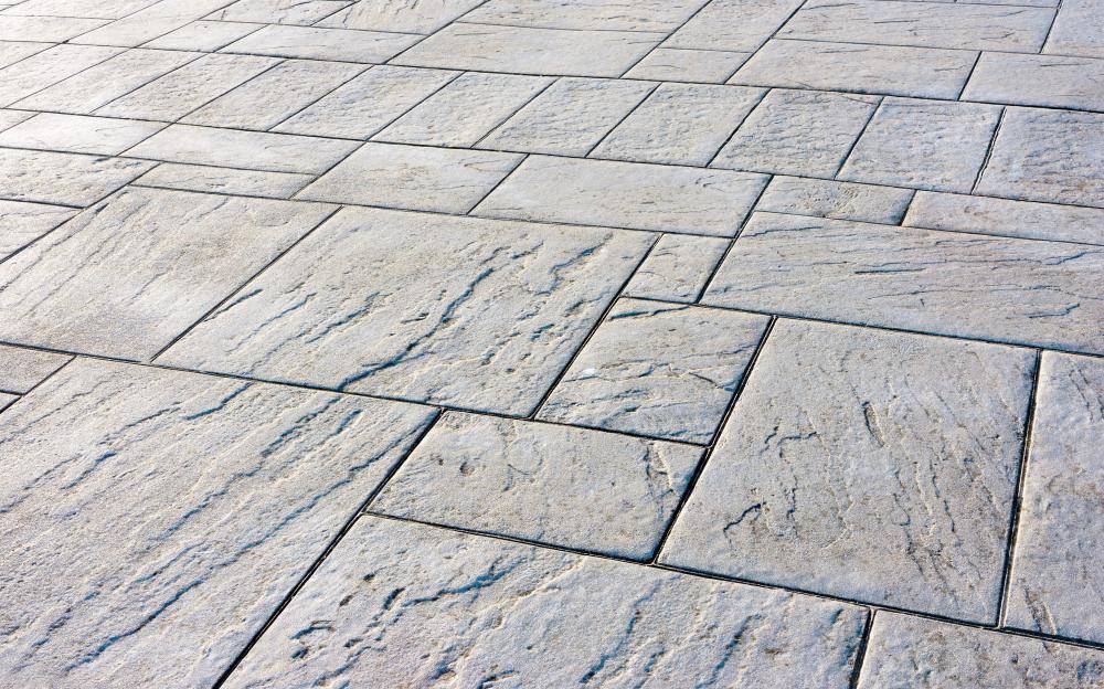 Large buildings may be built with stone floors to assist with cooling in warm climates.
