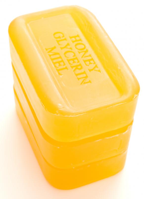 Soap made with honey.