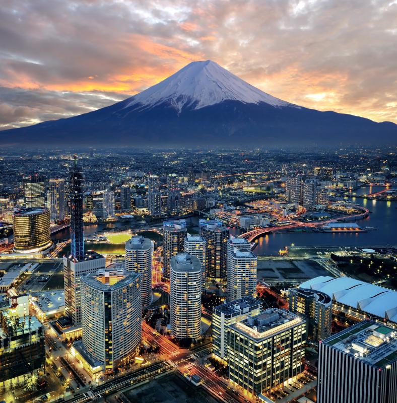 Mount Fuji is often surrounded by lenticular clouds.