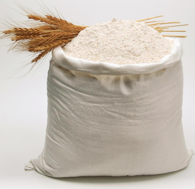 Whole wheat flour may be used to breed mealworms used for fishing.