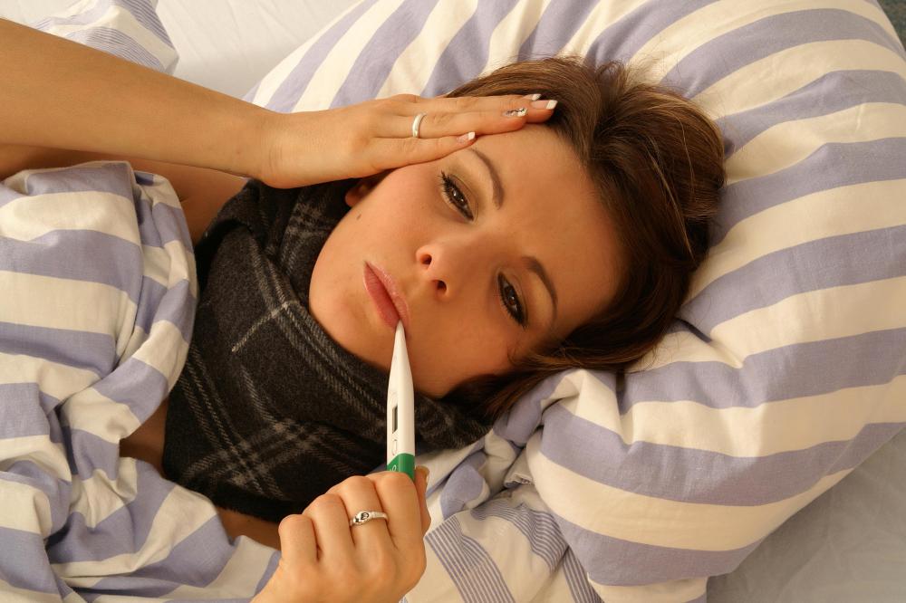 One way to take a person's core temperature is by placing a thermometer under the tongue.