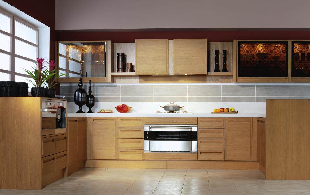 Kitchen cabinets are popular places for cockroaches.