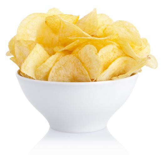 Junk foods, like potato chips, should not be given to pets.