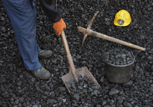 Mountaintop removal is commonly used for coal mining.