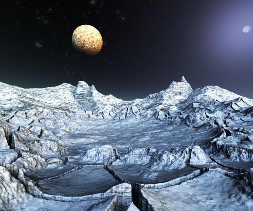 Scientists have speculated about frozen water on other planets being able to sustain life.