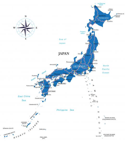 The Sea of Japan is an example of a minor basin.