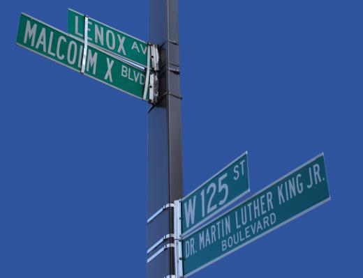 Street signs in New York City are useful for visitors wayfinding their way around.